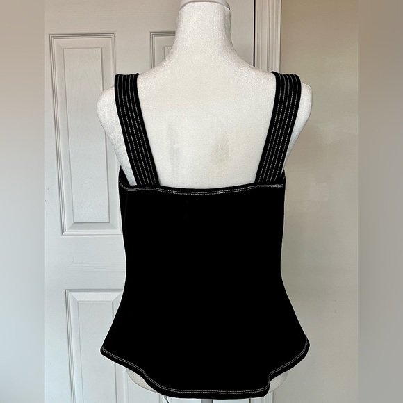 NWOT Anthropologie’s eri+ali Structured Button-Down Square Neck Top, L - Picture 4 of 10